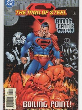 DC Comics The Man of Steel Comic Cover - Superman "Boiling Point" #131 Dec.02